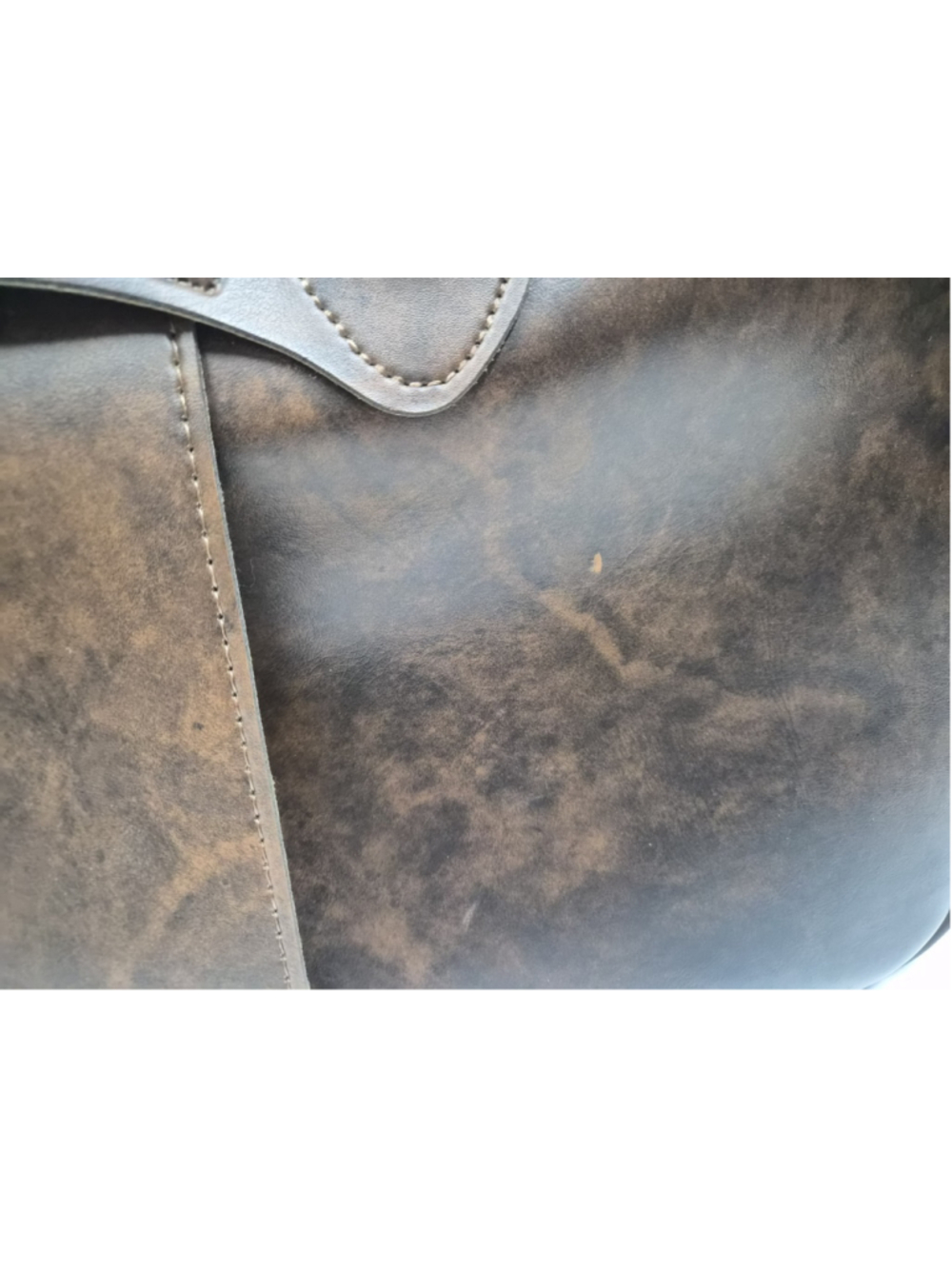 Vintage Invicta Leather Carry On Luggage Bag Brown Weekender Travel Suitcase - Picture 15 of 16